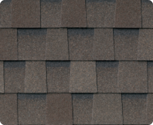 Architectural shingle in Weathered Wood