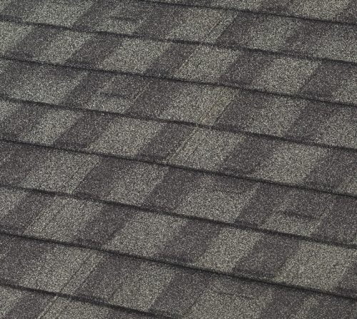 Granite Ridge stone coated steel shingle roof in ironwood