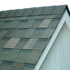 Storm Shake shingle in Weathered Wood